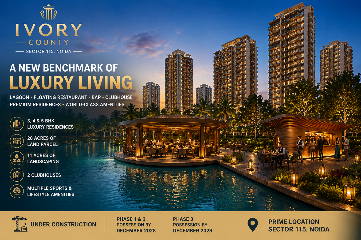 Ivory County Sector 115 Noida: A Premium Address for Luxury Living